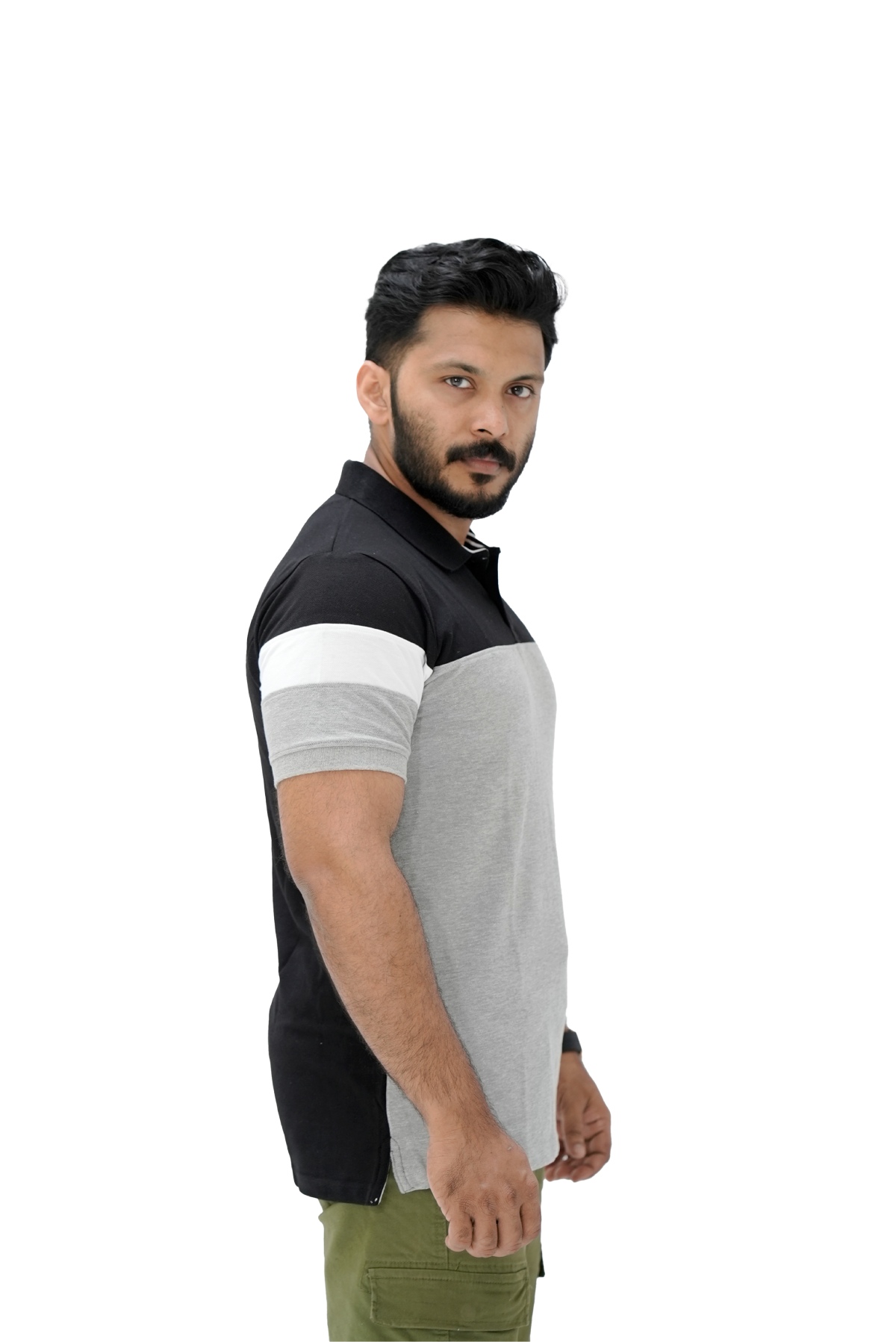 T SHIRT BK-WH-GR 4
