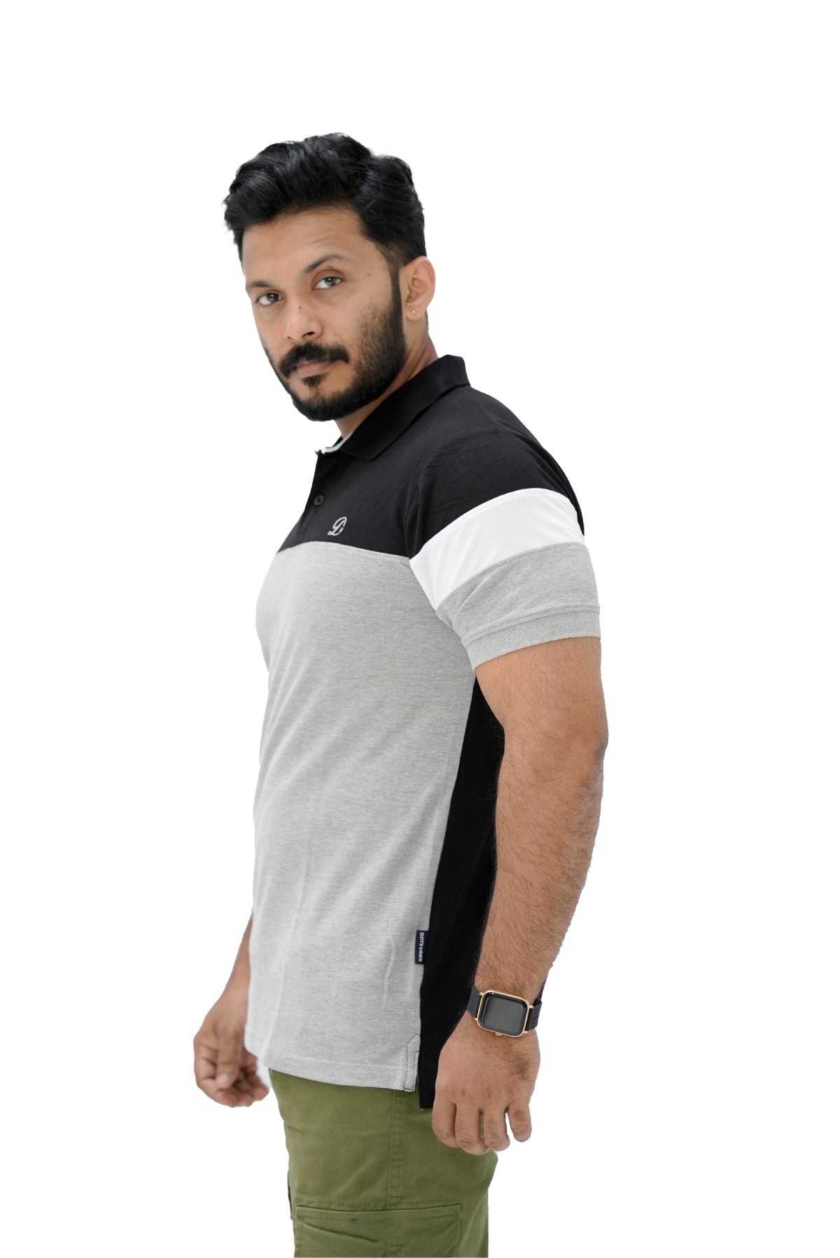 T SHIRT BK-WH-GR 6