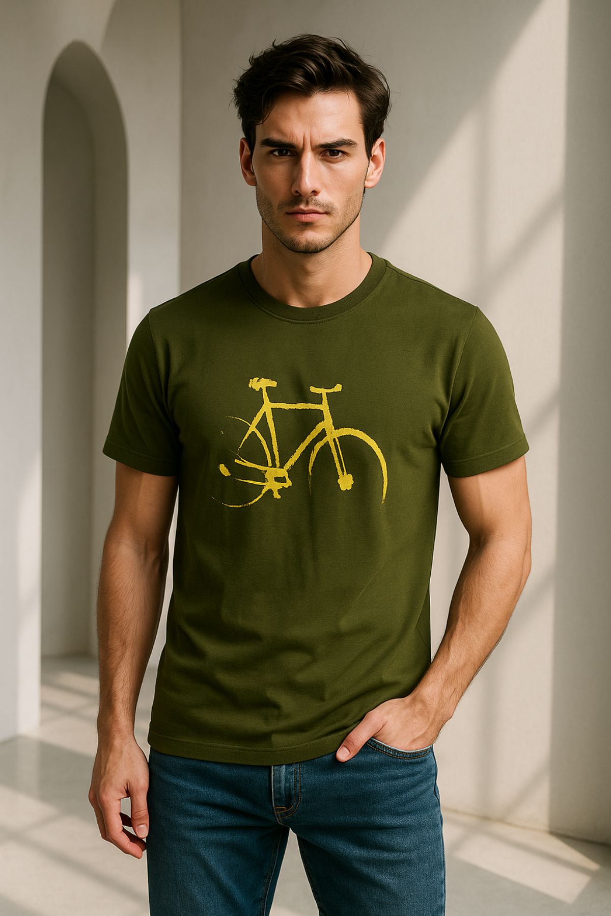 Line Crew Tee - Cycle