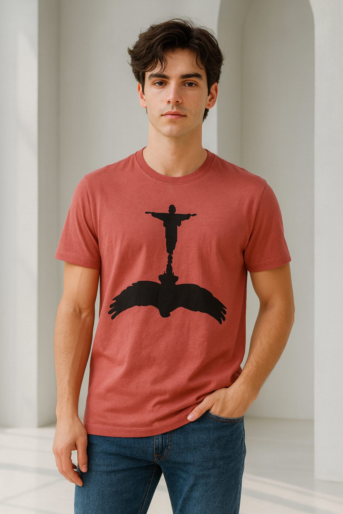 Line Crew Tee - Fly