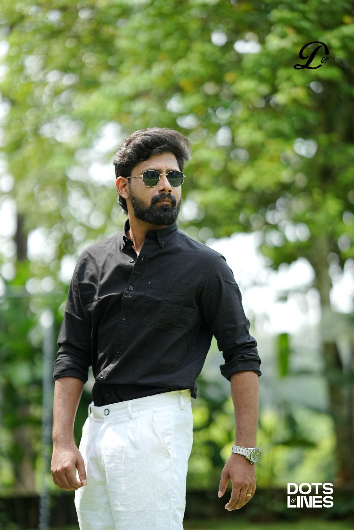 Classic Black Formal Shirt - Image 2