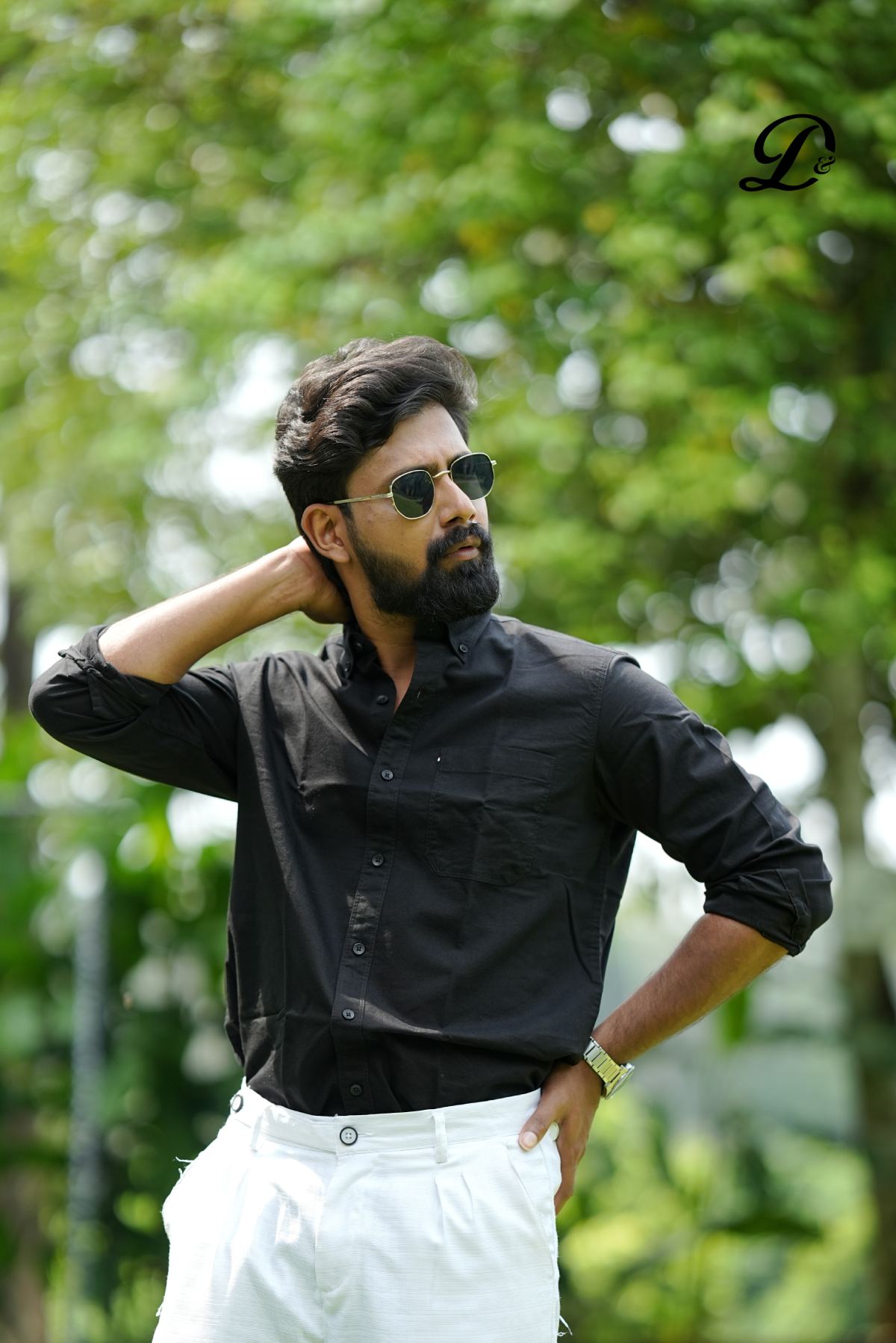 Classic Black Formal Shirt - Image 3