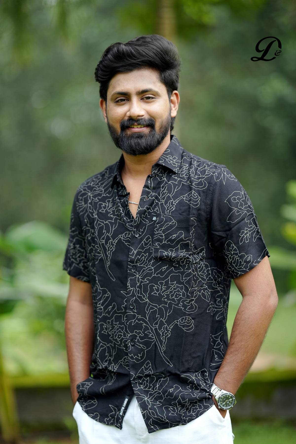 Night Bloom Casual Shirt - Image 2