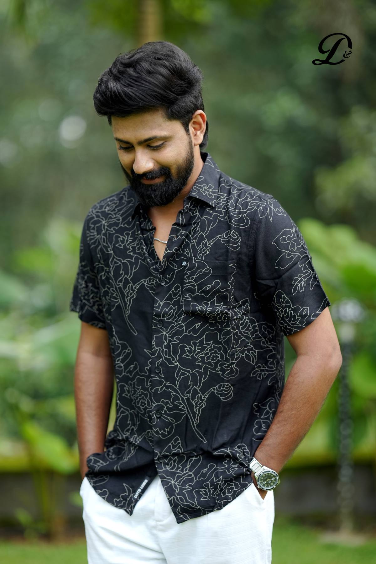 Night Bloom Casual Shirt - Image 5