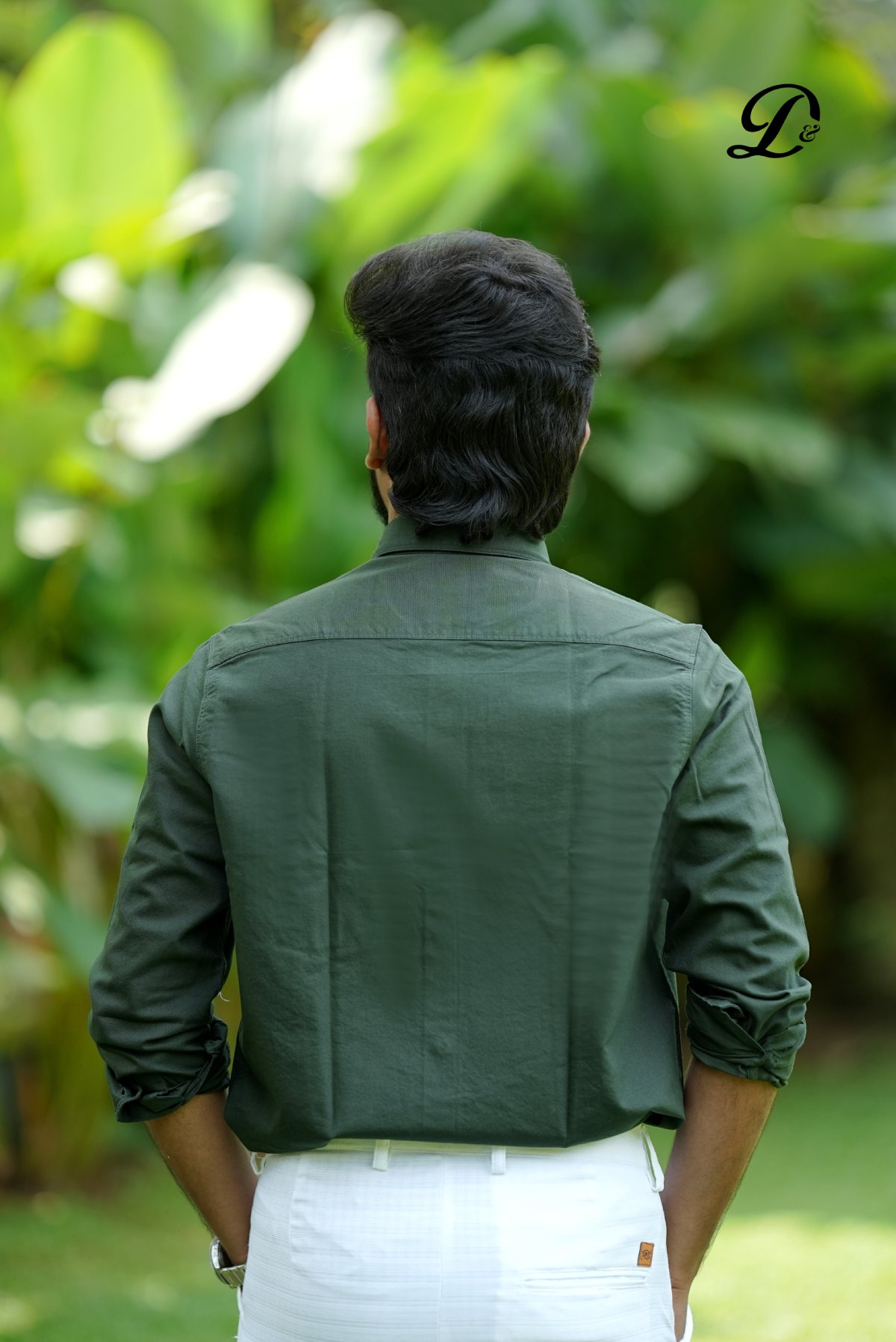Forest Green Formal Shirt - Image 4