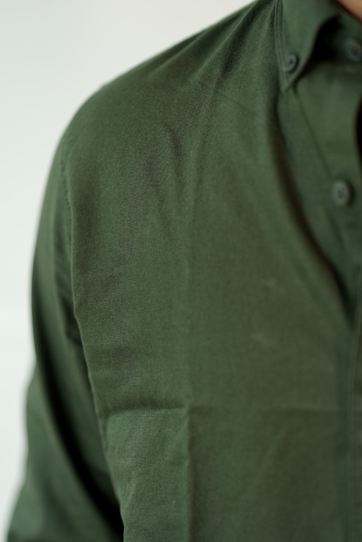 Forest Green Formal Shirt - Image 7