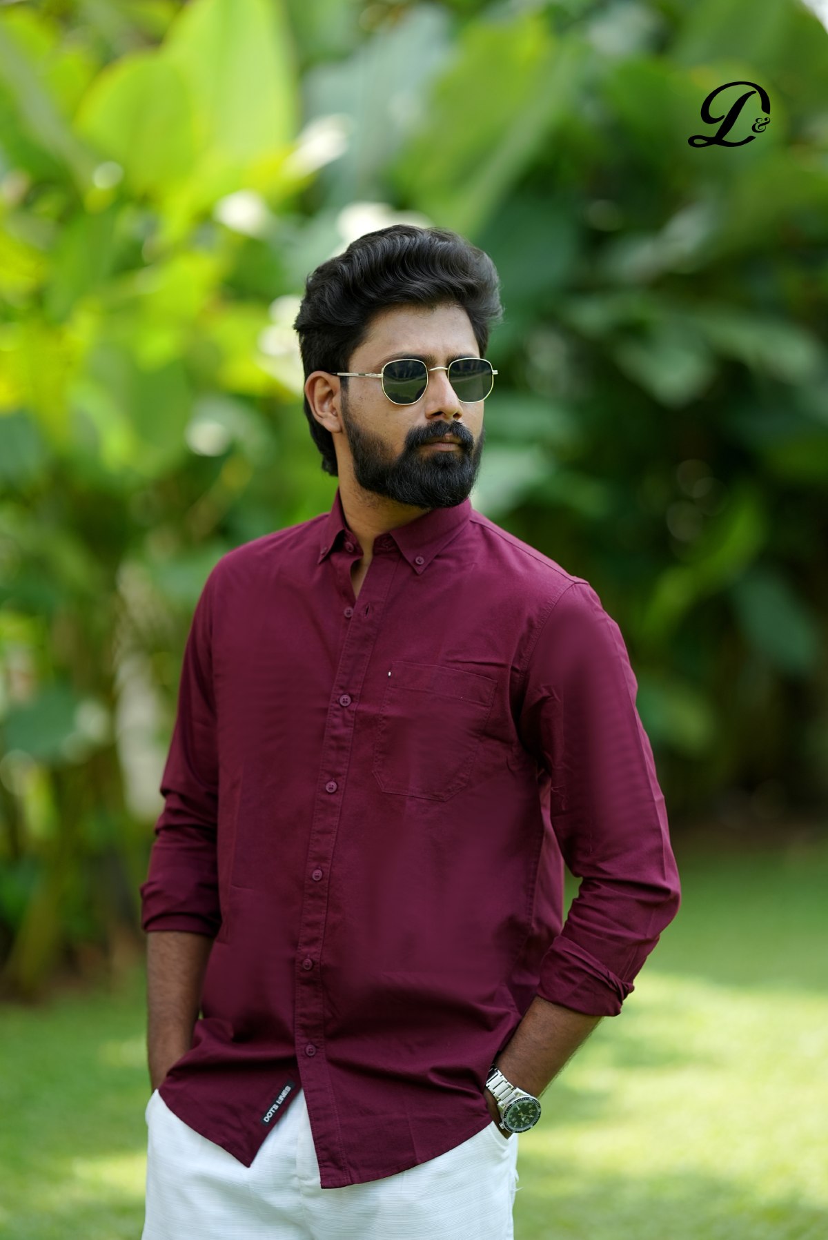 Maroon Elite Formal Shirt - Image 2