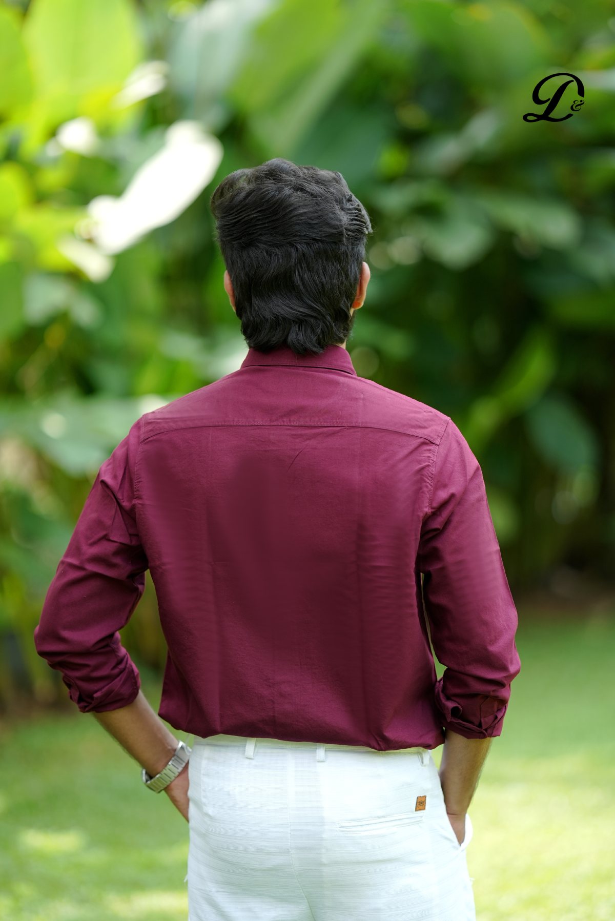 Maroon Elite Formal Shirt - Image 4