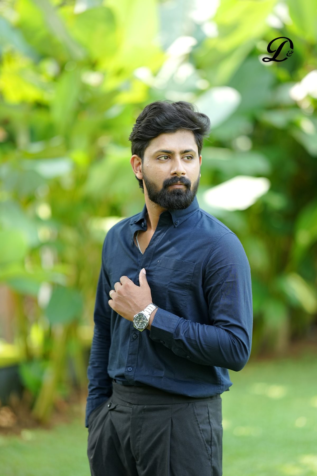 Midnight Navy Formal Shirt - Image 4